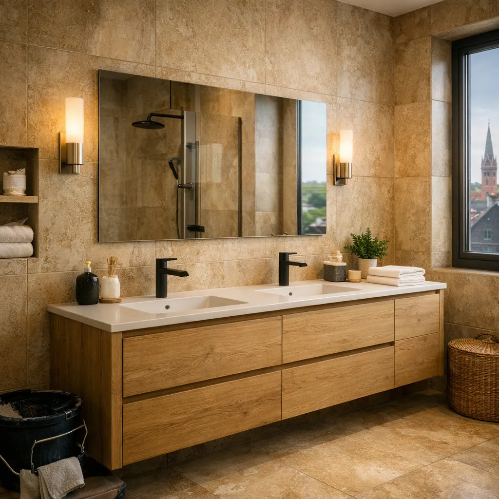 pose carrelage faïence salle de bain Strasbourg AlsaDesigner 2