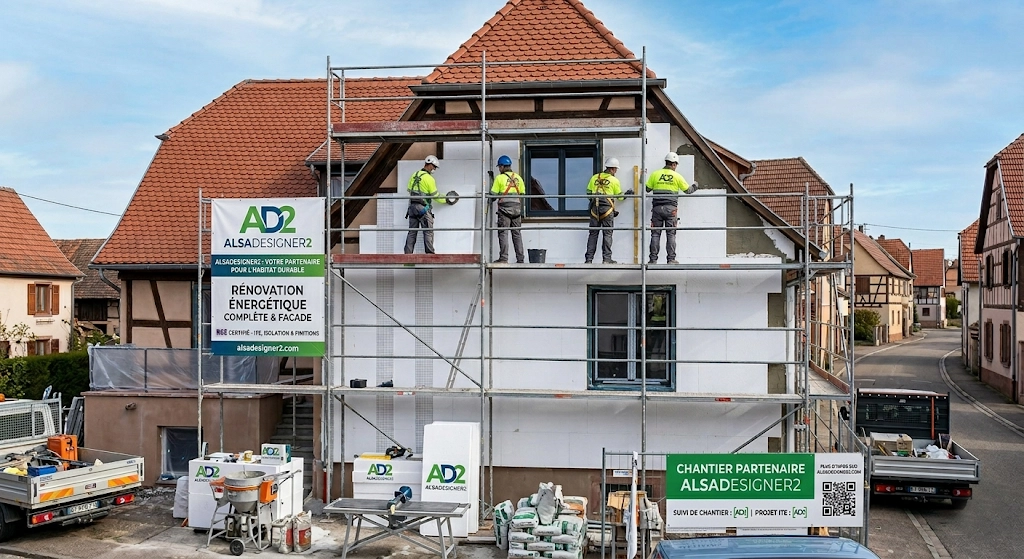 Isolation Thermique par l'Extérieur- Strasbourg – entreprise AlsaDesigner 2
