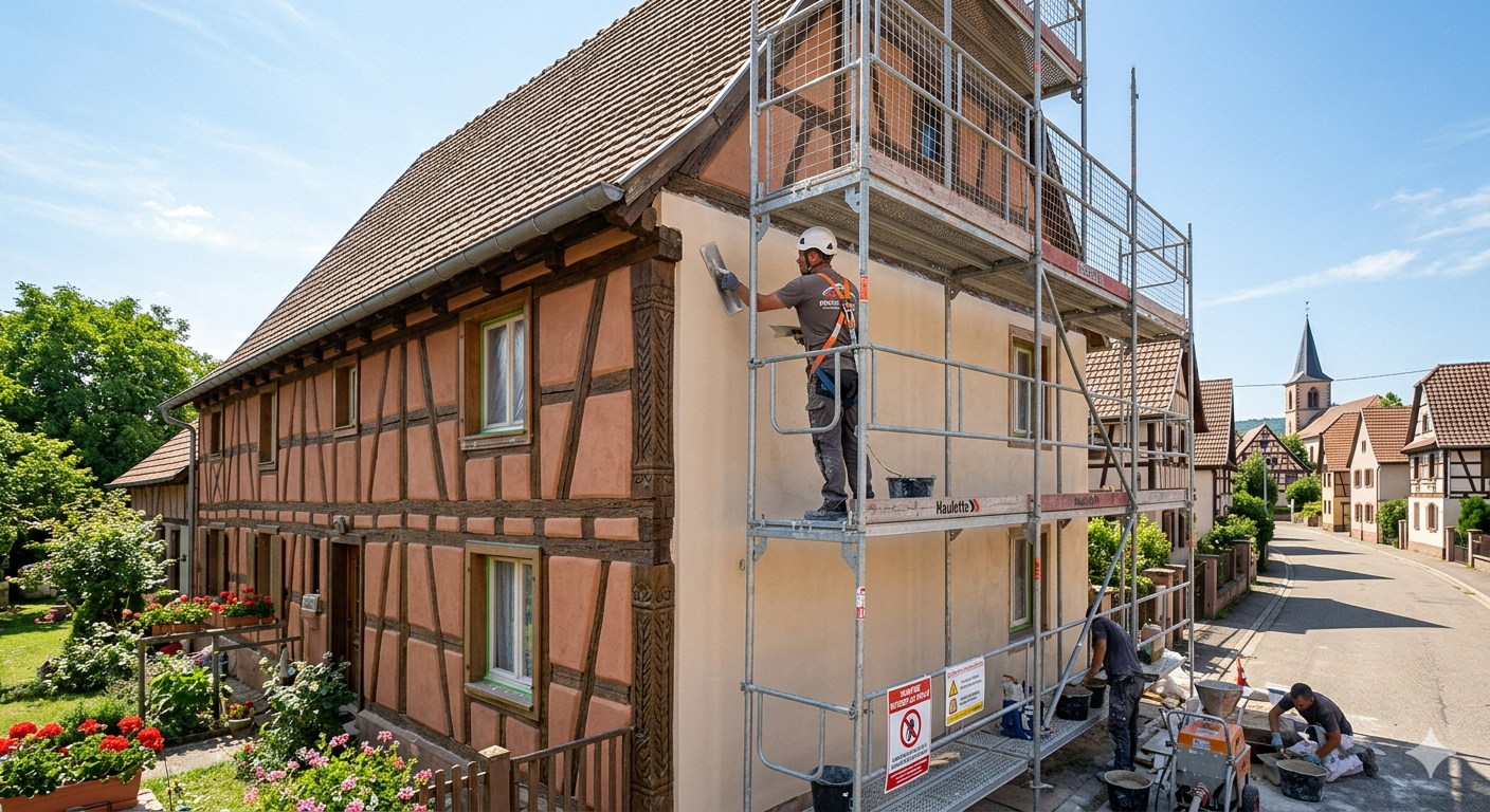 ravalement facade Strasbourg – entreprise AlsaDesigner 2