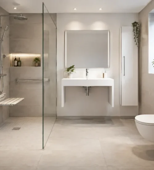 salle de bain PMR accessibilité mobilité réduite Strasbourg
