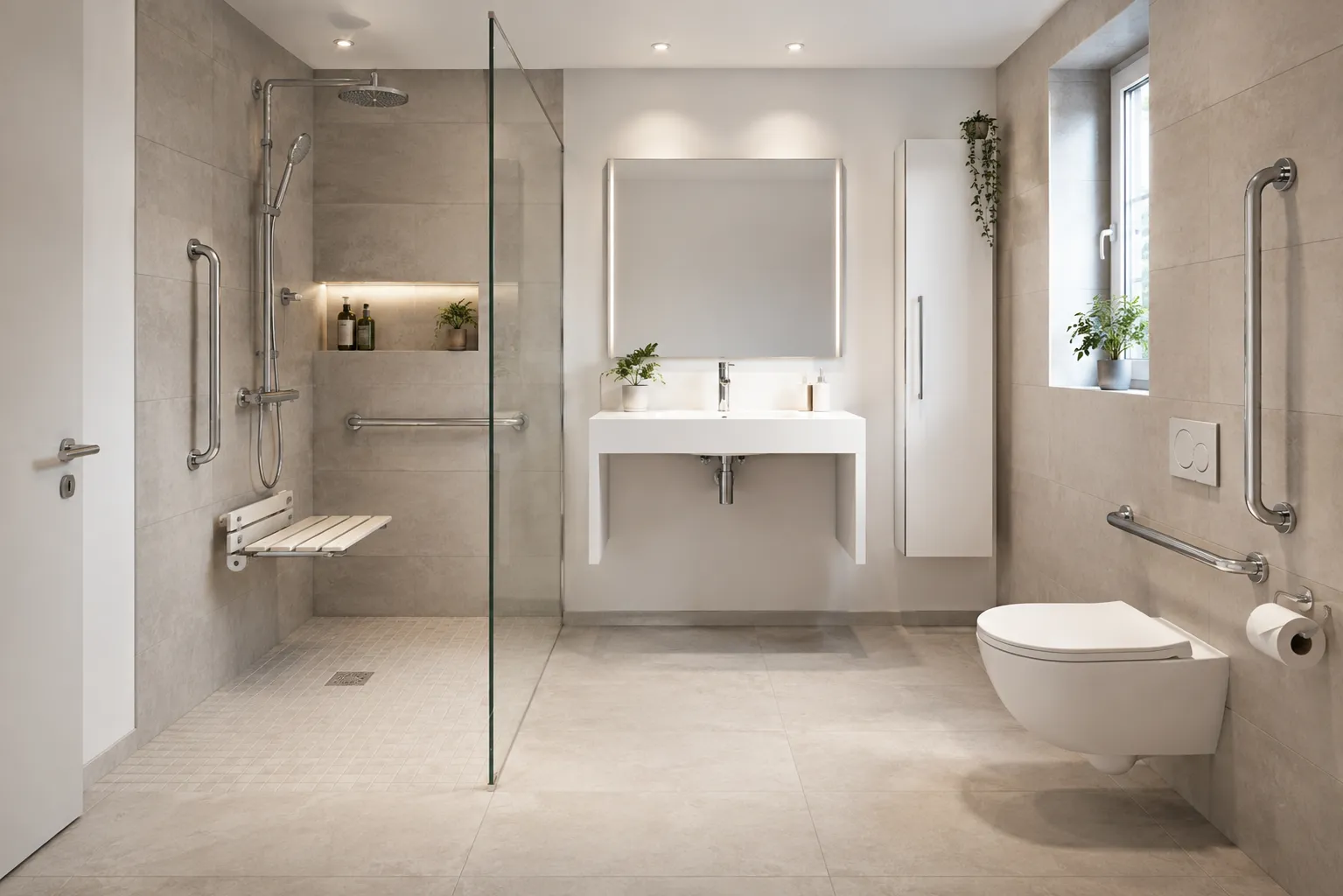 salle de bain PMR accessibilité mobilité réduite Strasbourg